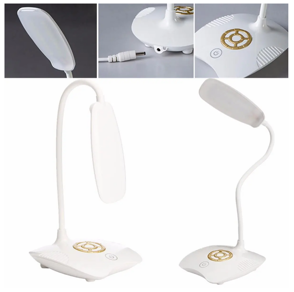 Cordless Flexible Rechargeable LED Night Light Bedside Reading Table Lamp