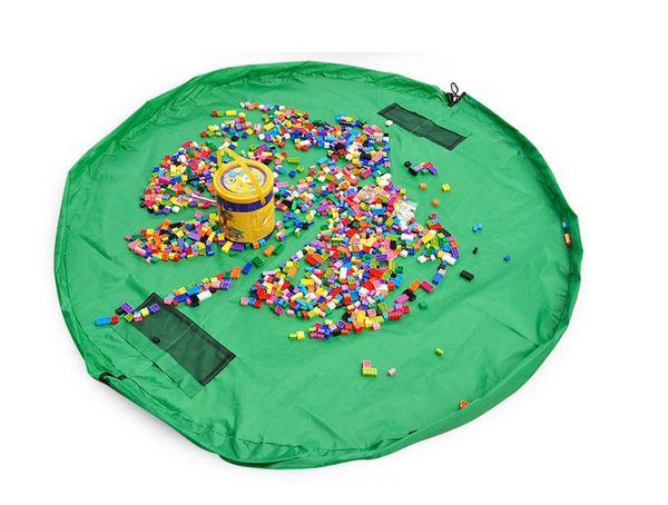 QuickStow™ Portable Kids Toy Storage Bag Organizer with Drawstring