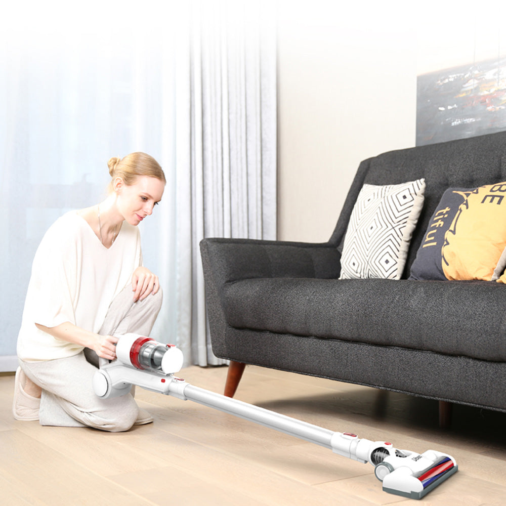 DW200 2-In-1 Handheld Cordless Vacuum Cleaner Strong Suction Dust Collector Wireless  With Wall Hanging Rack