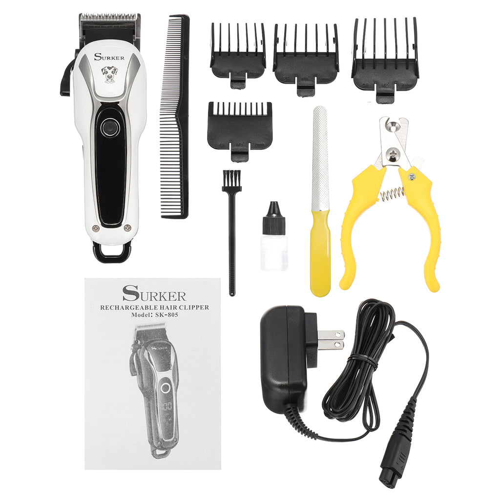 Rechargeable Pet Grooming Tool Kit