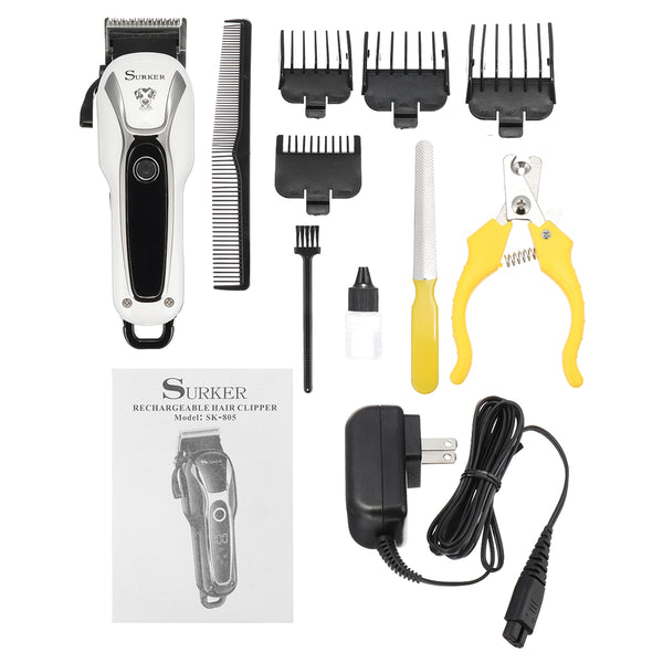 Rechargeable Pet Grooming Tool Kit